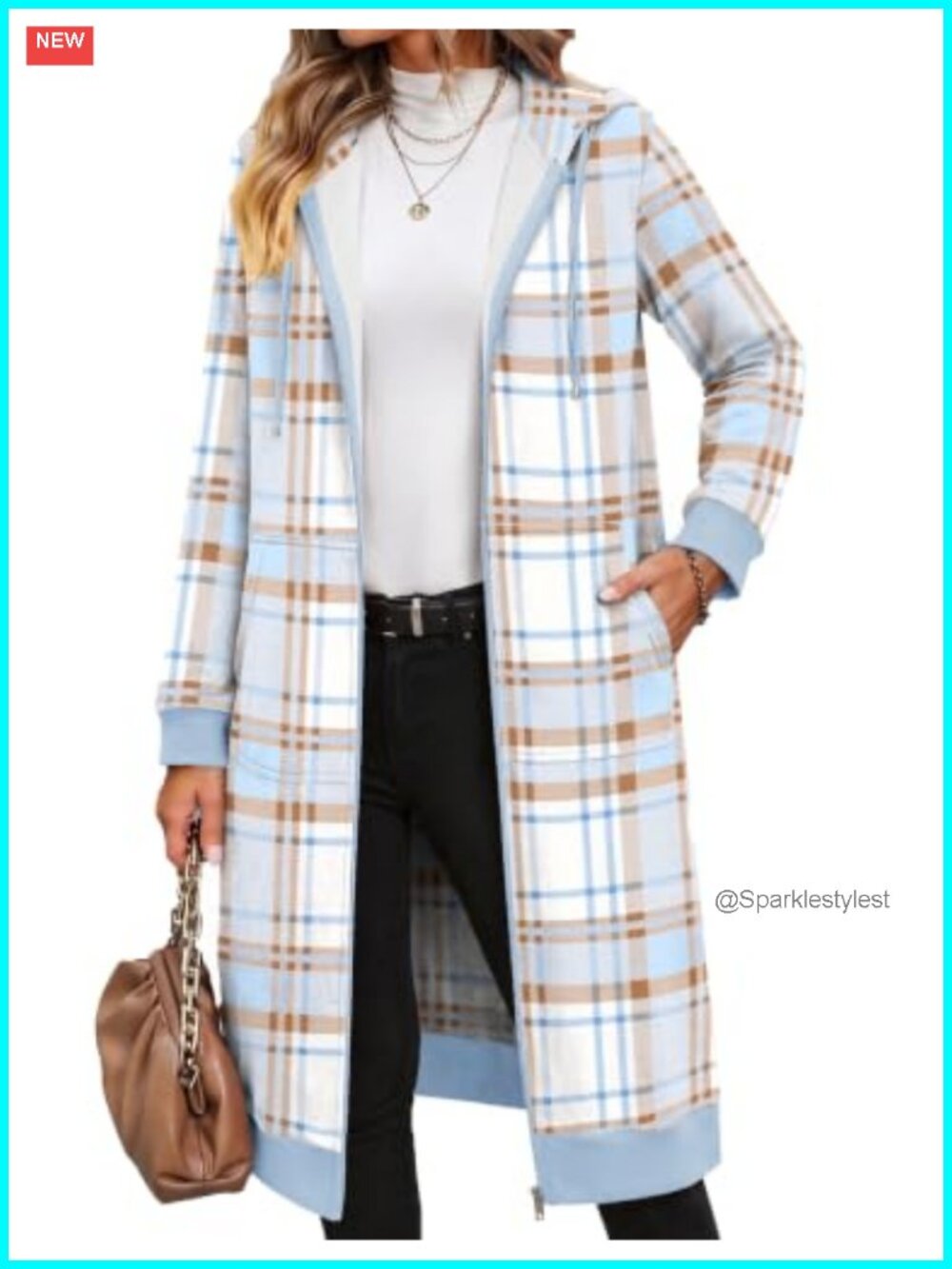 Women's Oversized Fleece Zip Up Hoodie Long Tunic Sweatshirt Casual